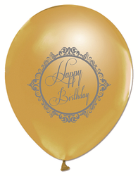  - Balon 1+1 Silver Elegent Strıpe Gold Pk:100 Kl:50