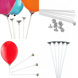  - Balon Çubuğu Ve Hunisi Set Plastik 30 Cm P100-30