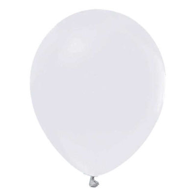 Beyaz Düz Balon 12 inç (25x30 cm) 100’lü Paket