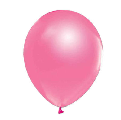 Pembe Düz Balon 12 inç (25x30 cm) 100’lü Paket