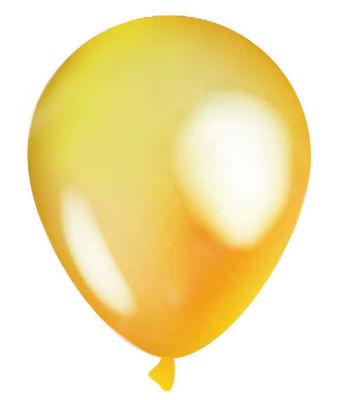 Şeffaf Sarı Balon 12 inç (25x30 cm) 100’lü Paket