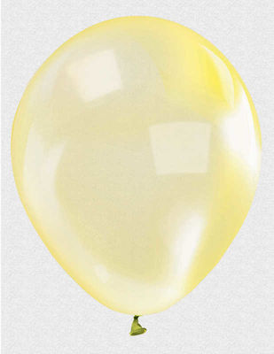 Balon Düz 12 İnc Şeffaf Sarı Pk:100 Kl:50