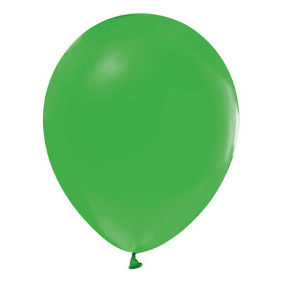 Yeşil Düz Balon 12 inç (25x30 cm) 100’lü Paket