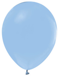  - Balon Düz Pastel 12 inç (25x30 cm) Pudra Mavi 100’lü Paket