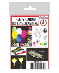Balon İçin Ledli Işık Rengarenk Pk:5 Kl:500 - Thumbnail