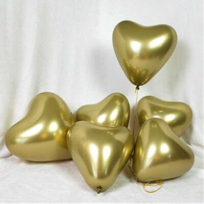 Balon Krom Parlak 16 İnc Kalp Altın Pk:50 Kl:60
