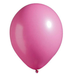  - Fuşya Metalik Balon 12 inç (25x30 cm) 100’lü Paket