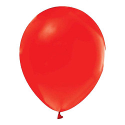  - Kırmızı Metalik Balon 12 inç (25x30 cm) 100’lü Paket