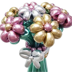 Balon Sosis Modeli Krom (mırror) Rengarenk Pk:50 Kl:60 - Thumbnail