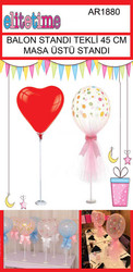 Balon Standı Tekli Masa Üstü İçin 45 Cm Pk:1 Kl:200 - Thumbnail
