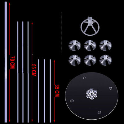7 Çubuklu Balon Süsleme Standı - Büyük 70cm