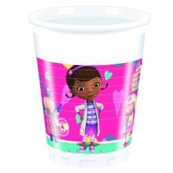  - Doc Mcstuffins Lisanslı Plastik Bardak (200 cc) 8’li Paket