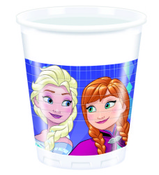  - Frozen Snowflakes Plastik Bardak (200 cc) 8’li Paket