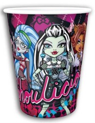  - Monster High Klasik Lisanslı Karton Bardak (240 cc) 8’li Paket