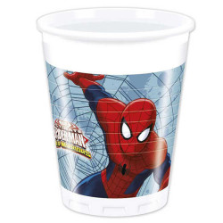  - Spiderman Web Warriors Plastik Bardak (200 cc) 8’li Paket