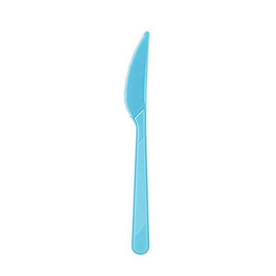 Bebek Mavisi Plastik Bıçak 25’li Paket