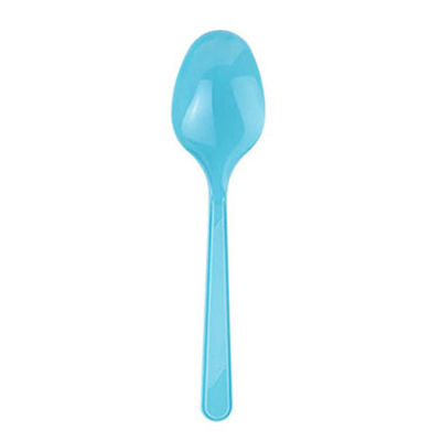 Bebek Mavisi Plastik Kaşık 25’li Paket