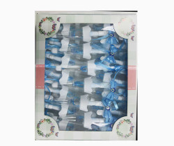 Şemsiyeli Mavi Bebek Şekeri 50’li Paket - Thumbnail