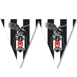  - Beşiktaş Üçgen Bayrak Seti