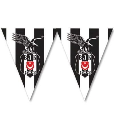 Beşiktaş Üçgen Bayrak Seti