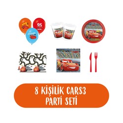  - Cars Doğum Günü Seti 8 Kişilik