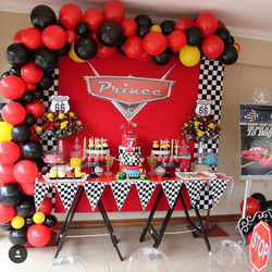  - Cars Temalı Zincir Balon Seti