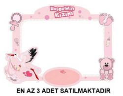  - Hoş Geldin Oğlum Kızım Çerçeve Çift Set