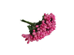 Çiçek Cipso Görünümünde Fuşya - Thumbnail