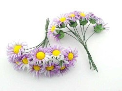 Çiçek Papatya Mor - Thumbnail