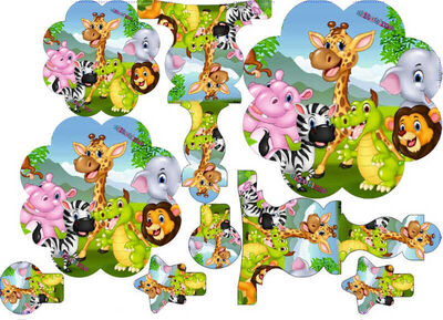 Cup Cake Standı Safari Sevimli Hayvanlar Pk1 Kl:60