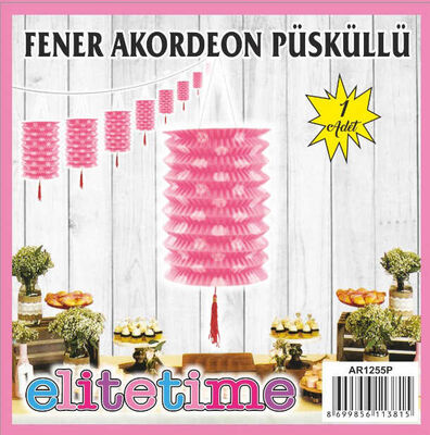 Fener Akordiyon Püsküllü Pembe Pk:1 Kl:600