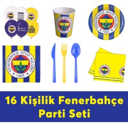  - Fenerbahçe Doğum Günü Seti Eko Set 16 Kişilik