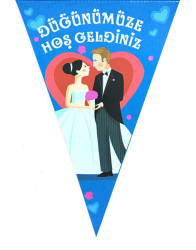  - Düğünümüze Hoşgeldiniz 10 Lu Flama