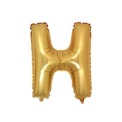  - Folyo Balon Harf H Altın 16 Inc(40cm) Pk:1-500