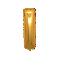  - Folyo Balon Harf I Altın 16 Inc(40cm) Pk:1 Kl:500