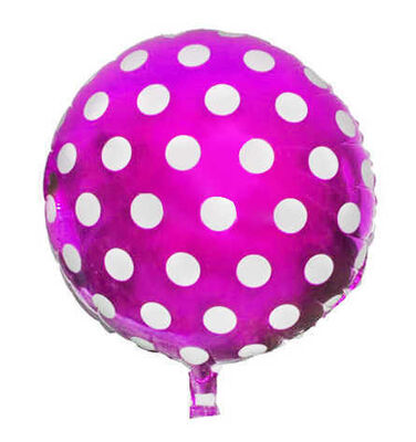 Folyo Balon Puantiyeli Pembe Pk:1 Kl:200