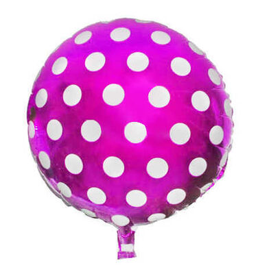 Folyo Balon Puantiyeli Pembe Pk10-100