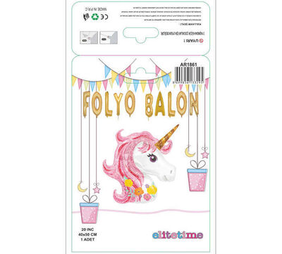 Folyo Balon Unıcorn 50cm Pk:1 Kl:400