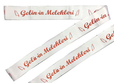 Gelin Kuşağı Gelinin Melekleri 6x2mt Krmz Pk:1-300