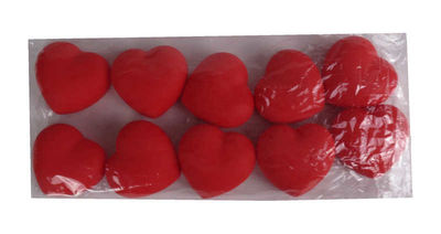 Hediyelik Kalp Led Işıklı Plastik Kırmızı Pk:10 Kl:500