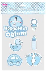  - Hoşgeldin Oğlum Sticker Set