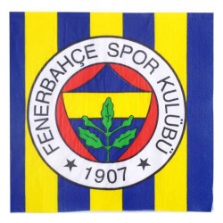  - Fenerbahçe Kağıt Peçete (33x33 cm) 16’lı Paket