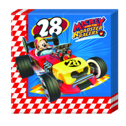  - Mickey Roadster Kağıt Peçete (33x33 cm) 20’li Paket