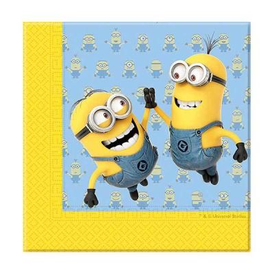 Minions Kağıt Peçete (33x33 cm) 20’li Paket