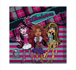  - Monster High Kağıt Peçete (33x33 cm) 16’lı Paket