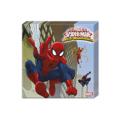 Spiderman Web Warriors Kağıt Peçete (33x33 cm) 20’li Paket