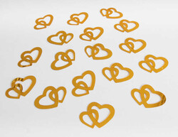 Kalp Çiftli Metalize Altın Pk:50 Gr Kl:100 - Thumbnail