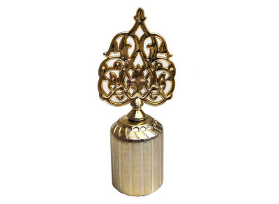 Kapak Kubbe Osmanlı Motifli Plastik Altın