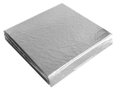 Kutu Madlen Çikolata İçin Karton Gümüş Pk:20 Kl:100
