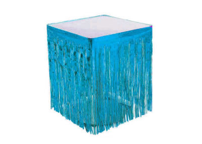 Masa Kenarı Eteği Ve Fonsüsü Metalize Mavi (75x200 cm) 1’li Paket